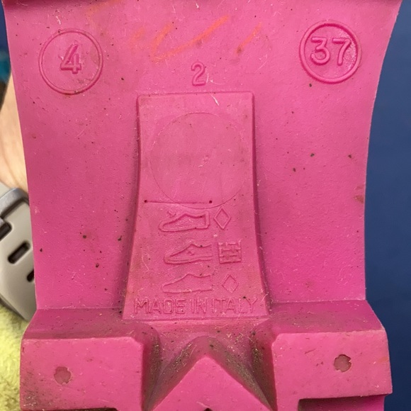 EMILIO PUCCI sz 37 gorgeous knee-hi pink paisley classic print rainboot Preowned - Picture 3 of 7